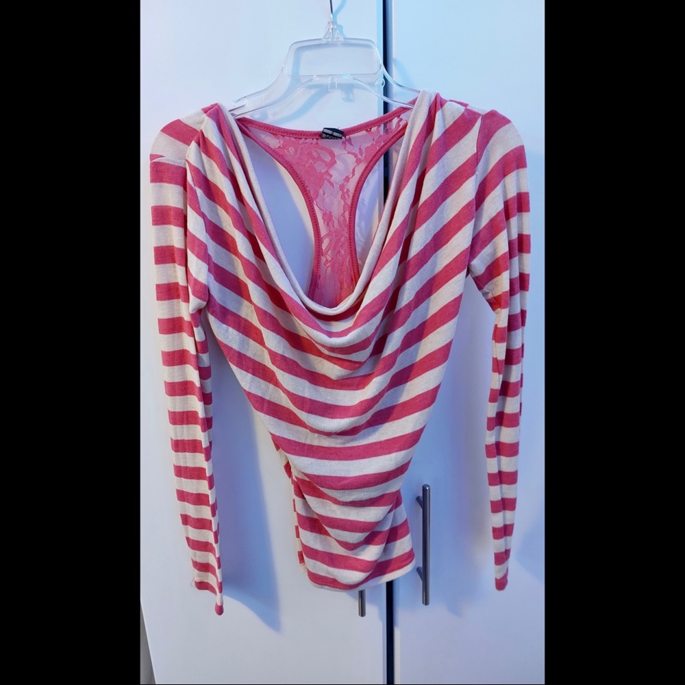 Poof Cowl Neck Y2K Top